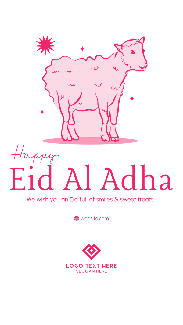 Eid Al Adha Lamb Instagram Story Design Image Preview