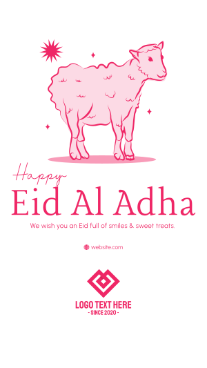 Eid Al Adha Lamb Instagram story