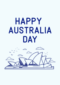 Happy Australia Day Poster Image Preview