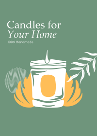 Boho Candle Collection Poster Image Preview