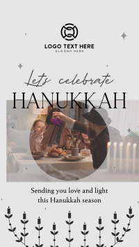 Hanukkah Family Tradition TikTok Video Design