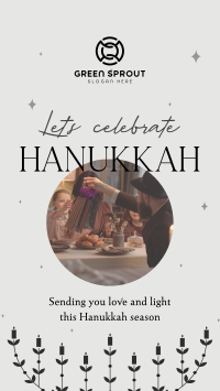 Hanukkah Family Tradition TikTok Video Image Preview