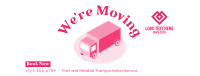 Truck Moving Services Facebook cover Image Preview