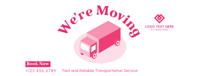 Truck Moving Services Facebook cover Image Preview