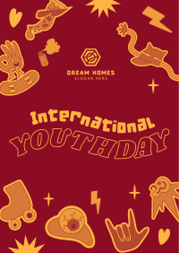 Youth Day Stickers Flyer Image Preview