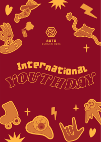 Youth Day Stickers Flyer Image Preview