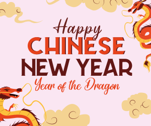 Chinese New Year Dragon Facebook post Image Preview