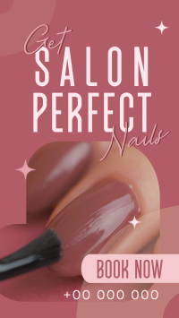 Perfect Nail Salon Instagram Reel Design