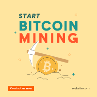 Start Crypto Mining Instagram post Image Preview