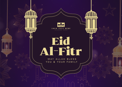 Eid Al-Fitr Celebration Postcard Image Preview
