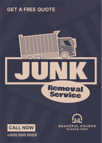 Junk Removal Stickers Poster Image Preview