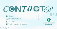 Minimalist Contact Us Facebook ad Image Preview