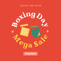 Boxing Day Is Coming Instagram Post Design