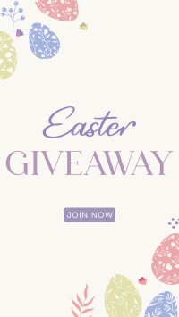 Easter Egg Giveaway Instagram Story Design