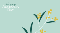 Golden Wattle  for Aussie Day Zoom Background Image Preview