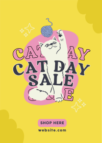 Meow Day Sale Poster Image Preview