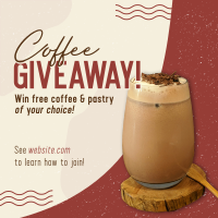 Coffee Giveaway Cafe Instagram Post Design