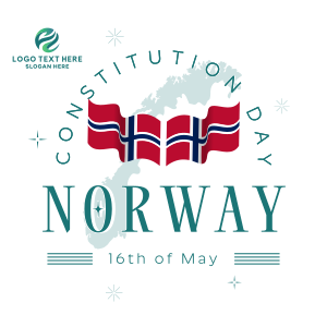 Norway National Day Instagram post Image Preview