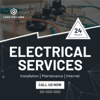 Anytime Electrical Solutions Instagram Post Design