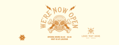 Tattoo Shop Opening Facebook cover Image Preview