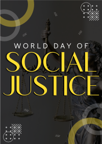 Social Justice Day Flyer Design