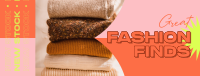 Great Fashion Finds Facebook Cover Design