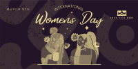 Women's Day Blossoms Twitter post Image Preview