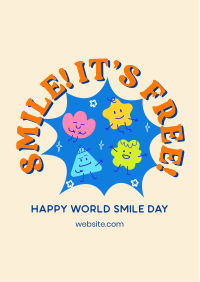 Smile! It's Free Flyer Image Preview
