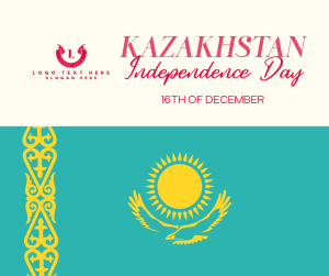 Ornamental Kazakhstan Day Facebook post Image Preview