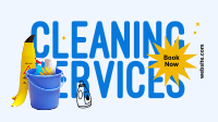 Professional Cleaner Facebook Event Cover Design