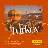 Turkey Travel Linkedin Post Design