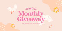 Monthly Giveaway Twitter post Image Preview