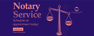 Professional Notary Services Facebook cover Image Preview