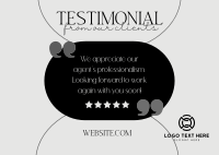 Positive Feedback Postcard Design