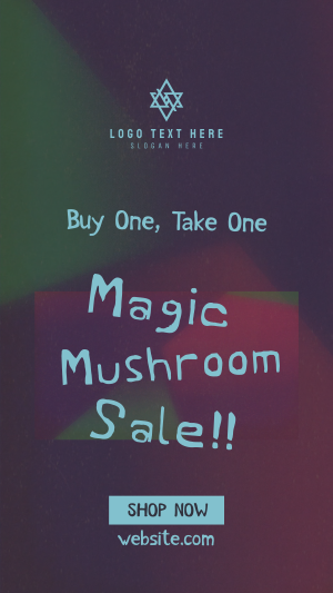 Psychedelic Mushroom Sale Instagram story Image Preview