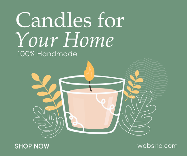 Home Candle Facebook Post Design Image Preview