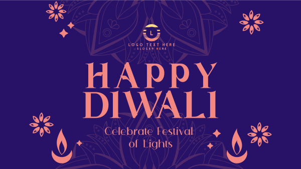 Happy Diwali Greeting Facebook Event Cover Design Image Preview