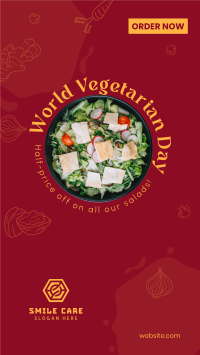 World Vegetarian Day Facebook story Image Preview