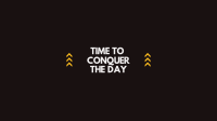 Conquer the Day YouTube Banner Image Preview