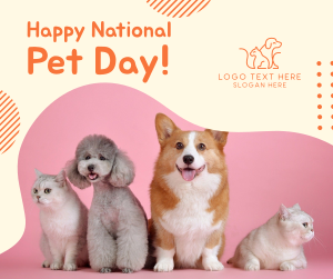 National Pet Day Facebook post Image Preview