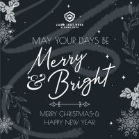 Ornamental Seasons Greetings Instagram Post Preview