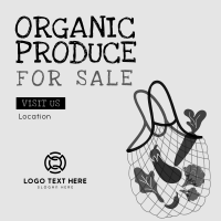 Organic Produce Instagram Post Design