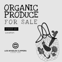 Organic Produce Instagram post Image Preview