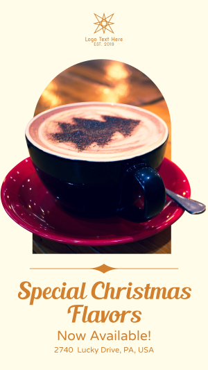 Christmas Coffee Instagram story