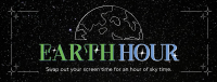 Earth Hour Sky Facebook cover Image Preview