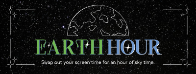 Earth Hour Sky Facebook cover Image Preview