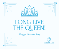 Long Live The Queen! Facebook Post Design