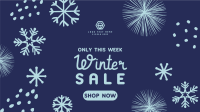 Decorative Winter Sale Facebook event cover Image Preview