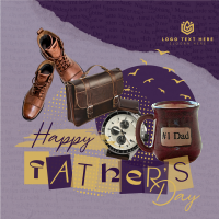 Father's Day Collage Instagram Post Design