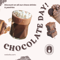 Chocolate Pastry Sale Instagram Post Design